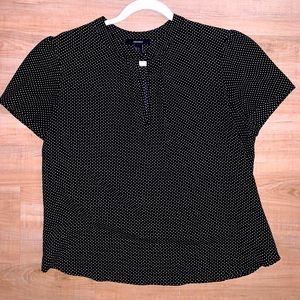 Forever21 brand. Black and white polka dot. Size L.